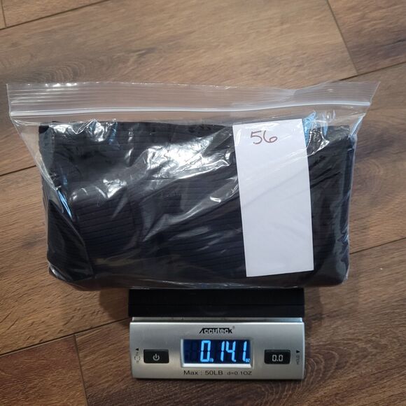 Old Navy Rib Knit Midi Skirt Large Black Fitted Pencil Side Slit Pull On NEW TAG - Picture 14 of 14